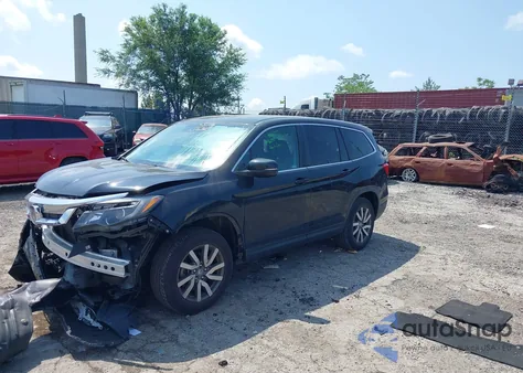 2021 Honda Pilot Awd Ex from USA, damaged, VIN 5FNYF6H37MB054261